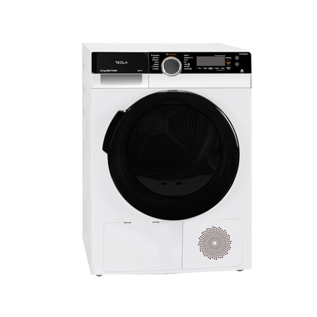 Uscator de rufe Tesla Onyx WT10H90M, Pompa caldura, 10 kg, Clasa A+++, 14 programe, antisifonare