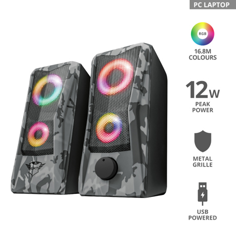 BOXE TRUST GXT 606 JAVV RGB 2.0 6W GREY