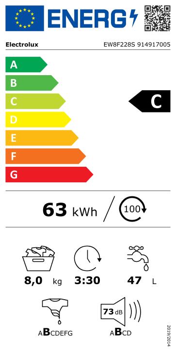 Masina de spalat rufe Electrolux EW8F228S clasa C