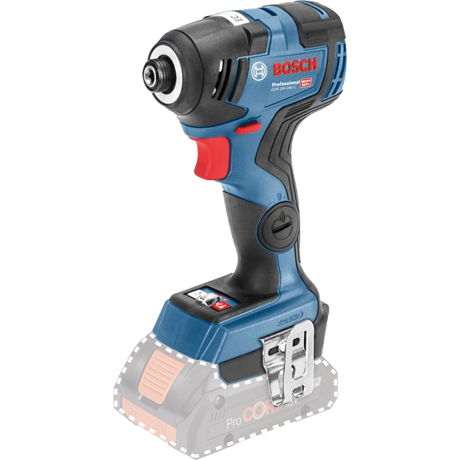 Masina de insurubat cu impact Bosch Professional GDR 18V-200 C, 18 V, 3400 rpm, 4000 percutii/minut, Fara acumulator si incarcator, 06019G4104