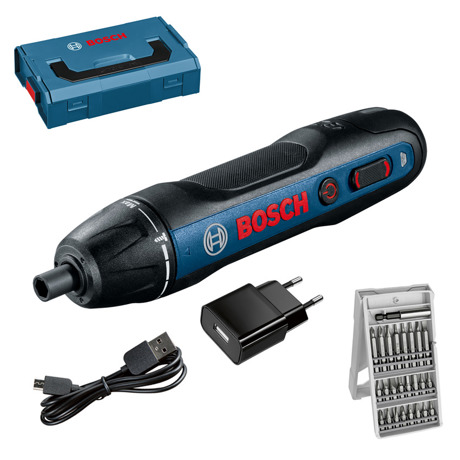 Surubelnita cu acumulator incorporat Bosch Professional Bosch Go, 3.6 V, 360 rpm, Fara incarcator si acumulator, Cablu USB, Cutie transport, 06019H2101