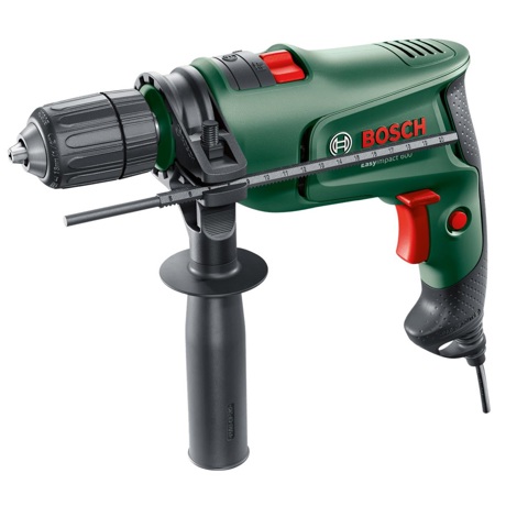 Masina de gaurit cu percutie Bosch EasyImpact 600, 600 W, 3000 RPM,  45000 bpm, Verde, 0603133020