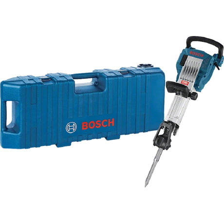 Ciocan demolator Bosch Professional GSH 16-28, 1750W, 41 J, 1300 percutii/min., Dalta ascutita, Maner auxiliar, Valiza, 0611335000
