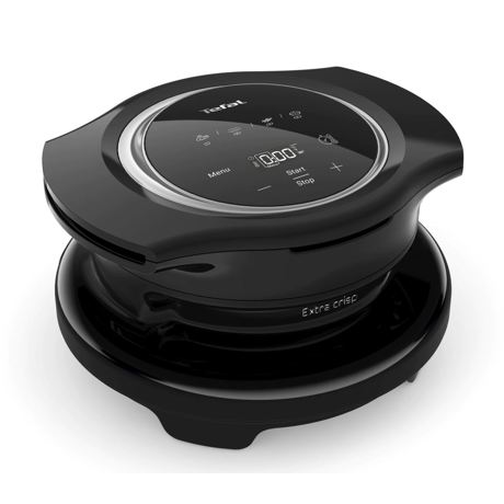Accesoriu pentru prajit Tefal Extra Crisp EY150830, 1450W, Compatibil cu modelele Cook4Me de 6L, 4 programe, Negru