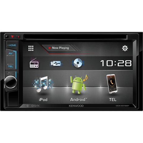 Multimedia player Kenwood DDX-4016BT, Bluetooth, USB, iPod, 4x50W, ecran 6.2"