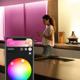 Banda LED RGBW inteligenta Philips Hue Lightstrip Plus, ZigBee Light Link, Bluetooth, 20W, IP20, lumina ambianta alba si color, temperatura reglabila 2000-6500K, 1600 lumeni, durata de viata 25.000 de ore, funcționează cu consola Hue Bridge, lungime banda 2 metri, include 1x adaptor de curent