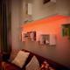 Banda LED MyLiving RGB Philips, 17W, 240V, IP20, 260 lumeni, cu variator si comutator, lungime banda 5 metri;