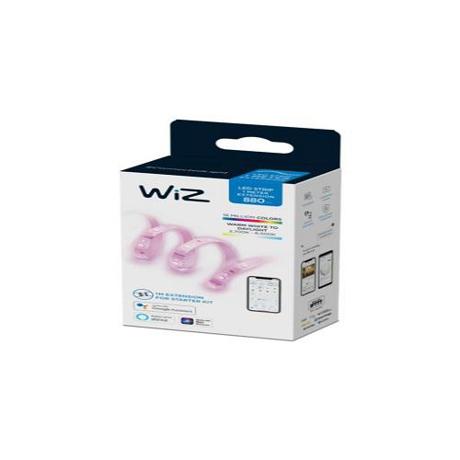 Extensie banda LED RGB inteligenta WiZ Extension Philips, echivalent 11W, lumina alba si colorata,  temperatura lumina reglabila calda-rece (2700-6500K), 880 lumeni, durata de viata 15.000 de ore, compatibil Google Assistant/Alexa/Siri, lungime 1 metru;