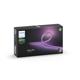 Banda LED RGBW pentru exterior Philips Hue, 37.5W, IP67, ZigBee Light Link, lumina alba si colorata, intensitate reglabila, durata de viata 25.000 de ore, material silicon, lungime 5m;