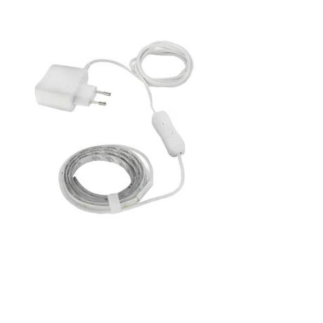 Banda LED MyLiving RGB Philips, 17W, 240V, IP20, 260 lumeni, cu variator si comutator, lungime banda 5 metri;