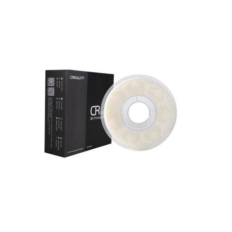 CREALITY CR-TPU 3D Printer Filament, white, Glossy, 1kg, elastic,rezistent UV, Printing temperature: 210-240, Filament diameter: 1.75mm, Size of filament wheel: Diameter 200mm, height 66mm, hole diameter 56mm. Utilizare: pana la 6 luni de la deschiderea ambalajului.