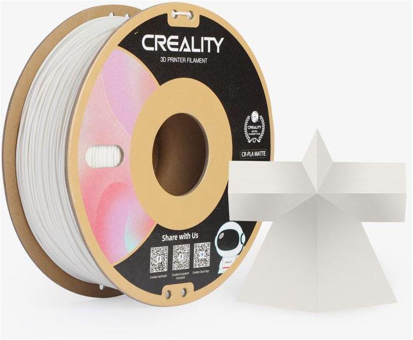CREALITY CR PLA 3D Printer Filament, matte gypsum white