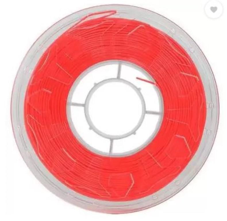 CREALITY CR PLA 3D Printer Filament, fluorescent red, Printing temperature: 190-220, Filament diameter: 1.75mm, Tensile strength: 60MPa, Size of filament wheel: Diameter 200mm, height 66mm, hole diameter 56mm. Utilizare: pana la 6 luni de la deschiderea ambalajului.