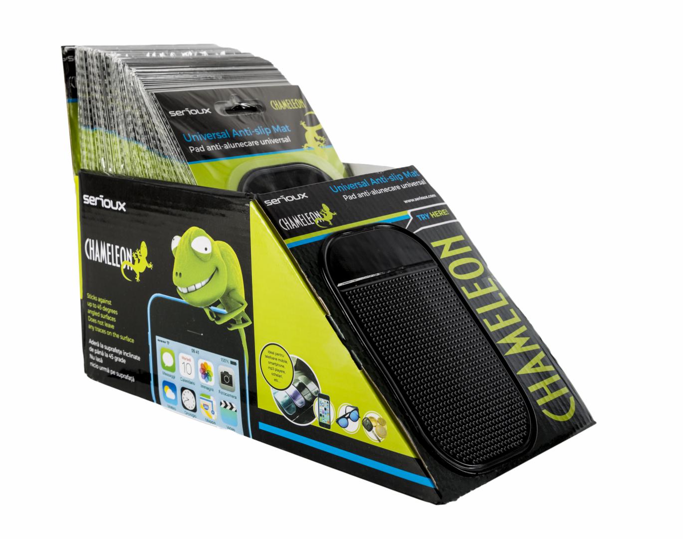 Stand Serioux, suport silicon super-aderent pentru masina, 48buc