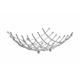COS FRUCTE METALIC 26x26x9 CM,VANORA HOME