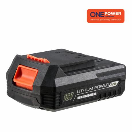 ONE POWER by HEINNER ACUMULATOR 18V 2.0Ah LI-ION sale only Bax 20pcs - price 1pcs