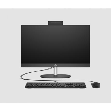 All-in-One HP ProOne 240 G10 23.8 inch Non-Touch IPS FHD, Intel Core i7-1355U, video Integrat Intel Iris Xe Graphics, RAM 16GB, SSD 512GB, Fixed Stand, HP 125 Black Wired Keyboard, HP 125 Black Wired Mouse, Iron Gray, Microsoft Windows 11 PRO 64bit, 3yw