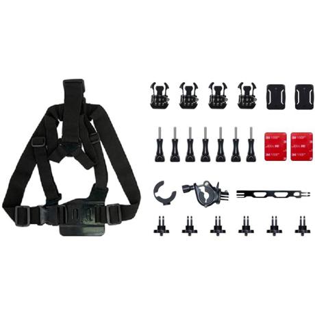 Kit pentru ciclism, Insta360, compatibil ONE R, ONE X2, ONE X, ONE, contine Suport ghidon + Suport adeziv plat(cu stâlp de extensie) + Curea pentru piept