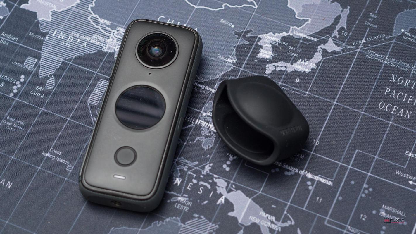 Husa lentila Insta360 One X2, protectie praf si zgarieturi, material silicon, culoare neagra