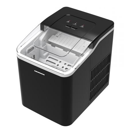 Masina cuburi de gheata Heinner HIM-120BK, 120W, 12 kg/24h, Rezervor apa 1.5 L, Indicator nivel apa, Negru