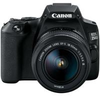 Camera foto Canon DSLR EOS 250D + 18-55 DC III kit, Black, 24.1MP