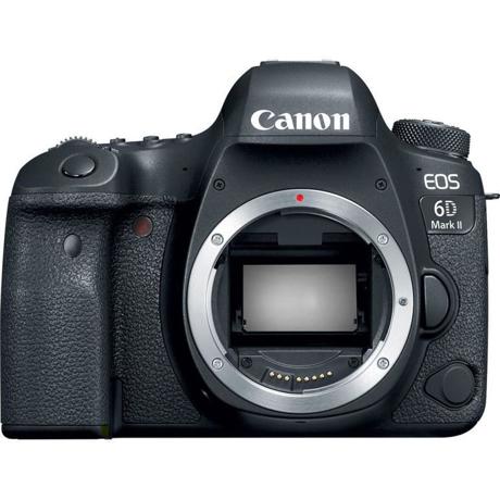Camera foto Canon EOS 6D MARK II,body,DSLR, 26.2Mpx, sensor CMOS 35.9 x 24 mm, processor Digic7, rezolutie 6240 x 4160 JPEG,autofocus cu 45 puncte de focalizare, ISO 100-40000, Vari angle touchscreen LCD 7.7cm (3.0"), interfata: USB, WI-FI, Bluetooth, NFC, HDMI, jack microfon, carduri memorie