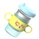Cana termos cu manere si capac, blue, 250ml,  U-Grow