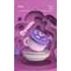 Bol 2 in 1 pentru snackuri cu lingurita, mov, A-2504PP