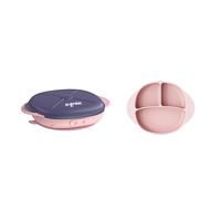 Farfurie silicon cu capac , mov, UG-239PP