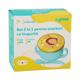 Bol 2 in 1 pentru snackuri si lingurita, blue, U-Grow A-2504BL