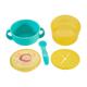 Bol 2 in 1 pentru snackuri si lingurita, blue, U-Grow A-2504BL