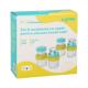Set 8 recipiente cu capac pentru stocare hrana copii , A-1555