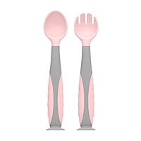 Set lingurita si furculita , roz, U-Grow UG-218PK