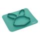 Farfurie compartimentata din silicon U-Grow, UG-FS11IP, Iepuras