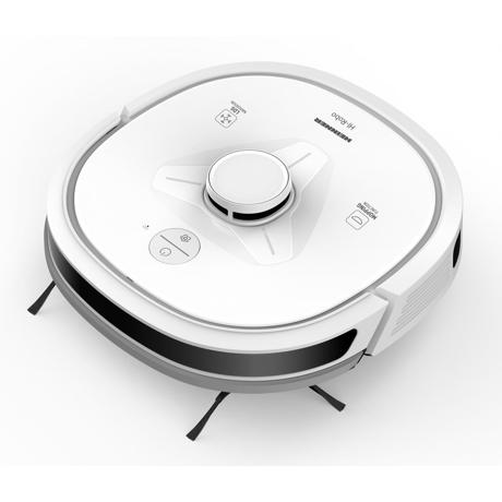 Aspirator robot Heinner HI-Robo HRVC-M33WH, Acumulator 14.4V / 3350 mAh, Putere de absortie 2000Pa, Functie MOP, Navigatie LDS, Autonomie acumulator 180 min, Alb