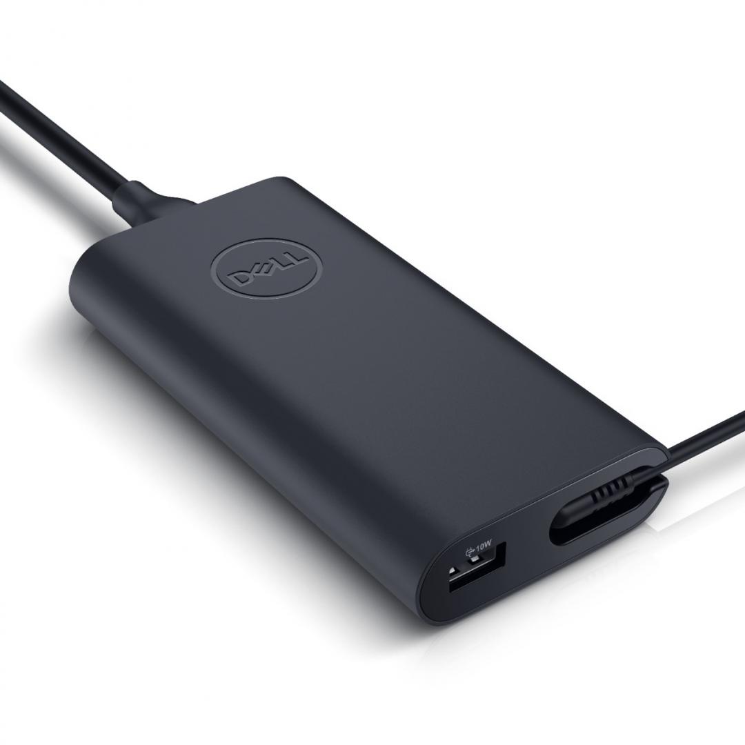 Dell USB-C 130 W AC Adapter with 1meter Power Cord, Power Capacity: 130 Watt, Incorporates a rubber strap for easy cable management and a LED light ring on the DC connector, 1y limited warranty