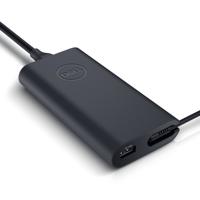 Dell USB-C 130 W AC Adapter with 1meter Power Cord, Power Capacity: 130 Watt, Incorporates a rubber strap for easy cable management and a LED light ring on the DC connector, 1y limited warranty