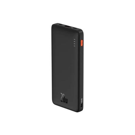 Baterie externa Baseus Airpow 10000mAh, 20W, 1 x USB; 1 x USB Type-C, total 3A, negru