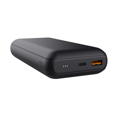 Baterie externa Trust Redoh, 20000mAh, 3 porturi USB,  putere maxima intrare 18W,  negru