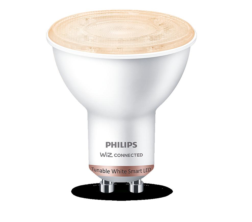Bec LED inteligent Philips Spot PAR16, Wi-Fi, Bluetooth, GU10, 4.7W (50W), 345 lm, lumina alba (2700-6500K)