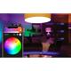 Pachet 3 Becuri LED RGB inteligente Philips Hue A60, Bluetooth, E27, 9W (60W), 806 lm, lumina alba (2000-6500K) + Consola Hue Bridge + Intrerupator cu variator