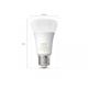 Pachet 3 Becuri LED inteligente Philips Hue A60, Bluetooth, E27, 8W (75W), 1100 lm, lumina alba (2200-6500K) + Consola Hue Bridge + Intrerupator cu variator
