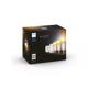 Pachet 3 Becuri LED inteligente Philips Hue A60, Bluetooth, E27, 8W (75W), 1100 lm, lumina alba (2200-6500K) + Consola Hue Bridge + Intrerupator cu variator