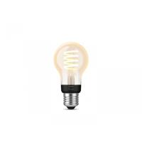 Bec LED inteligent vintage (decorativ) Philips Hue Filament Bulb A60, Bluetooth, E27, 7W (40W), 550 lm, lumina alba (2200-4500K)