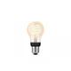 Bec LED inteligent vintage (decorativ) Philips Hue Filament Bulb A60, Bluetooth, E27, 7W (40W), 550 lm, lumina alba (2200-4500K)