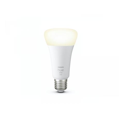 Bec LED inteligent Philips Hue A67, Bluetooth, E27, 15.5W (100W), 1600 lm, lumina calda (2700K)