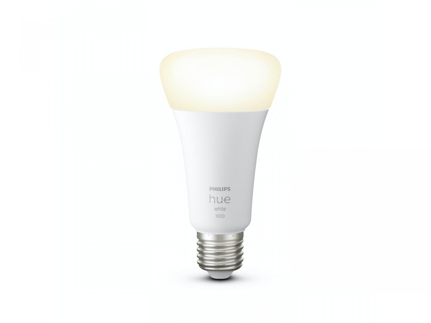 Bec LED inteligent Philips Hue A67, Bluetooth, E27, 15.5W (100W), 1600 lm, lumina calda (2700K)