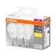 3 Becuri LED Osram Base Classic B, E14, 4.9W (40W), 470 lm, lumina calda (2700K)