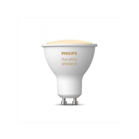 Bec LED inteligent Philips Hue Spot, Bluetooth, GU10, 5W, 350 lm, lumina alba (2200-6500K)