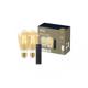 Pachet 2 Becuri LED inteligente vintage (decorative) WiZ Connected Filament Gold ST64, Wi-Fi, E27, 7W (50W), 640 lm, lumina alba (20 00-5000K) + Telecomanda